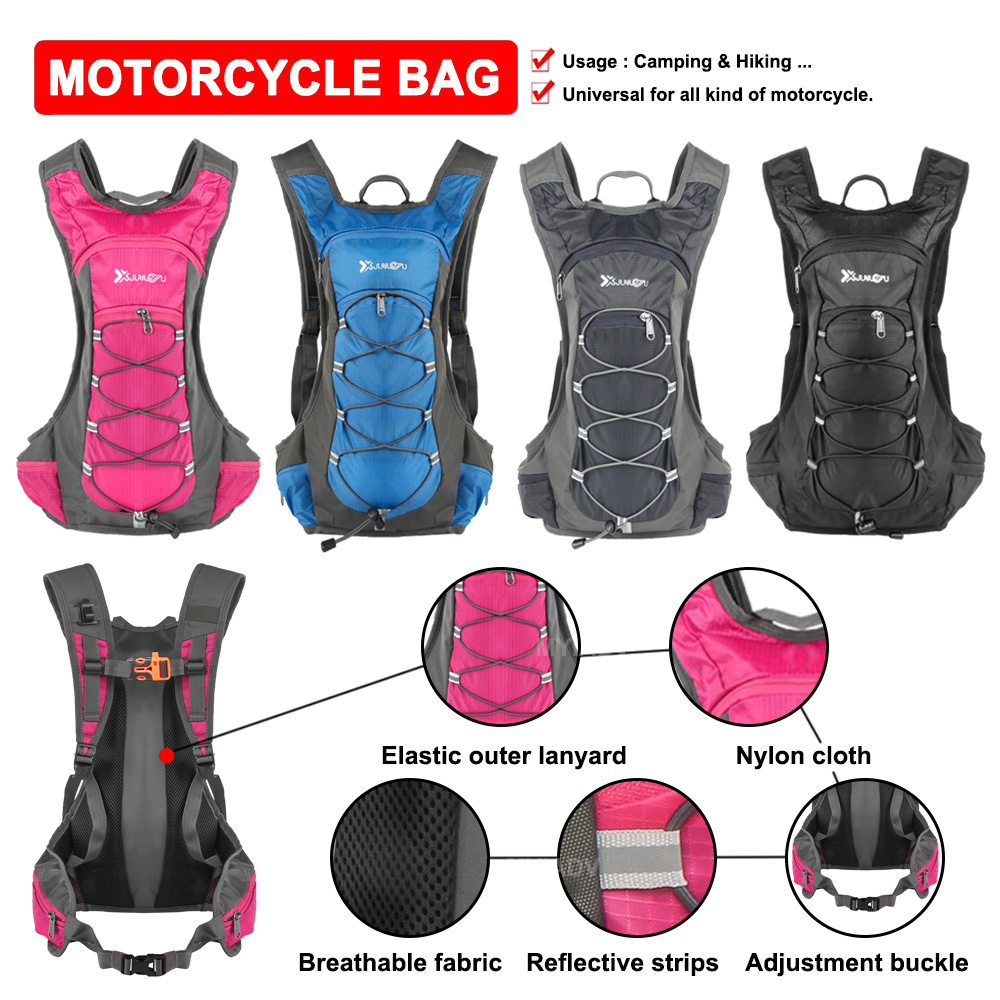 Cycling Gear Travel Bag - รถจักรยานยนต์กระเป๋าเป้สะพายหลังกระเป๋าเดินทาง Rucksack Camping ปีนเขาเดินป่าขี่จักรยานกระเป๋าสําหรับผู้ชายผู้หญิงกีฬากลางแจ้งน้ํากระเป๋ากระเป๋าเป้สะพายหลัง