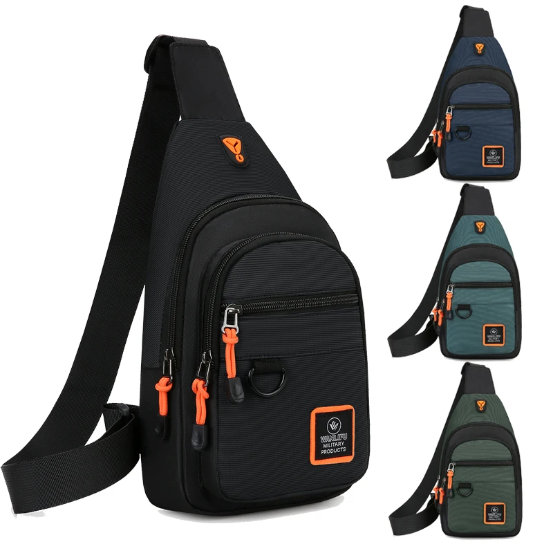 Cycling Gear Travel Bag - กระเป๋าคาดอกผู้ชายรุ่นใหม่ กระเป๋าสะพายไหล่สำหรับกิจกรรมกลางแจ้ง เดินป่า ปั่นจักรยาน กันน้ำ กระเป๋าสะพายข้างสำหรับกีฬา