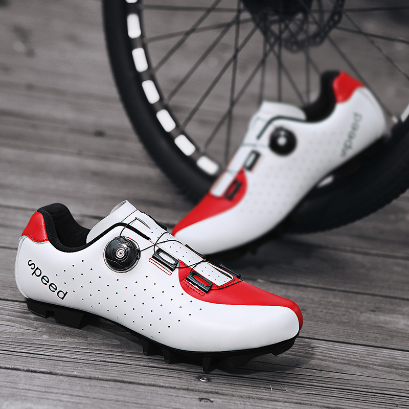 Cycling Shoe Insoles - รองเท้าปั่นจักรยานแบบหมุนปรับได้สำหรับผู้ชาย ผู้หญิง และทุกเพศ ระบายอากาศได้ดี พื้นรองเท้าแข็งแรง ใช้ได้ทั้งในร่มและกลางแจ้ง