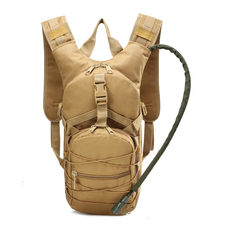 Cycling Gear Travel Bag - กระเป๋าเป้สะพายหลังกลางแจ้งเป้ยุทธวิธีเหมาะสำหรับ2.5L 3L ตั้งแคมป์เดินป่าจักรยาน9สี