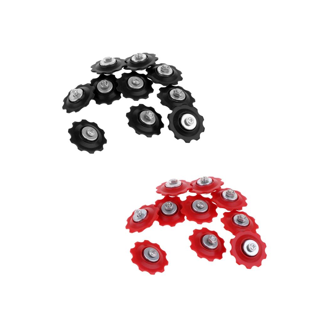 Cycling Gear Gravel - ลูกกลิ้งเปลี่ยนเกียร์หลังจักรยาน 10 ฟัน พร้อมลูกปืนเซรามิก อุปกรณ์สำหรับจักรยานกราเวล