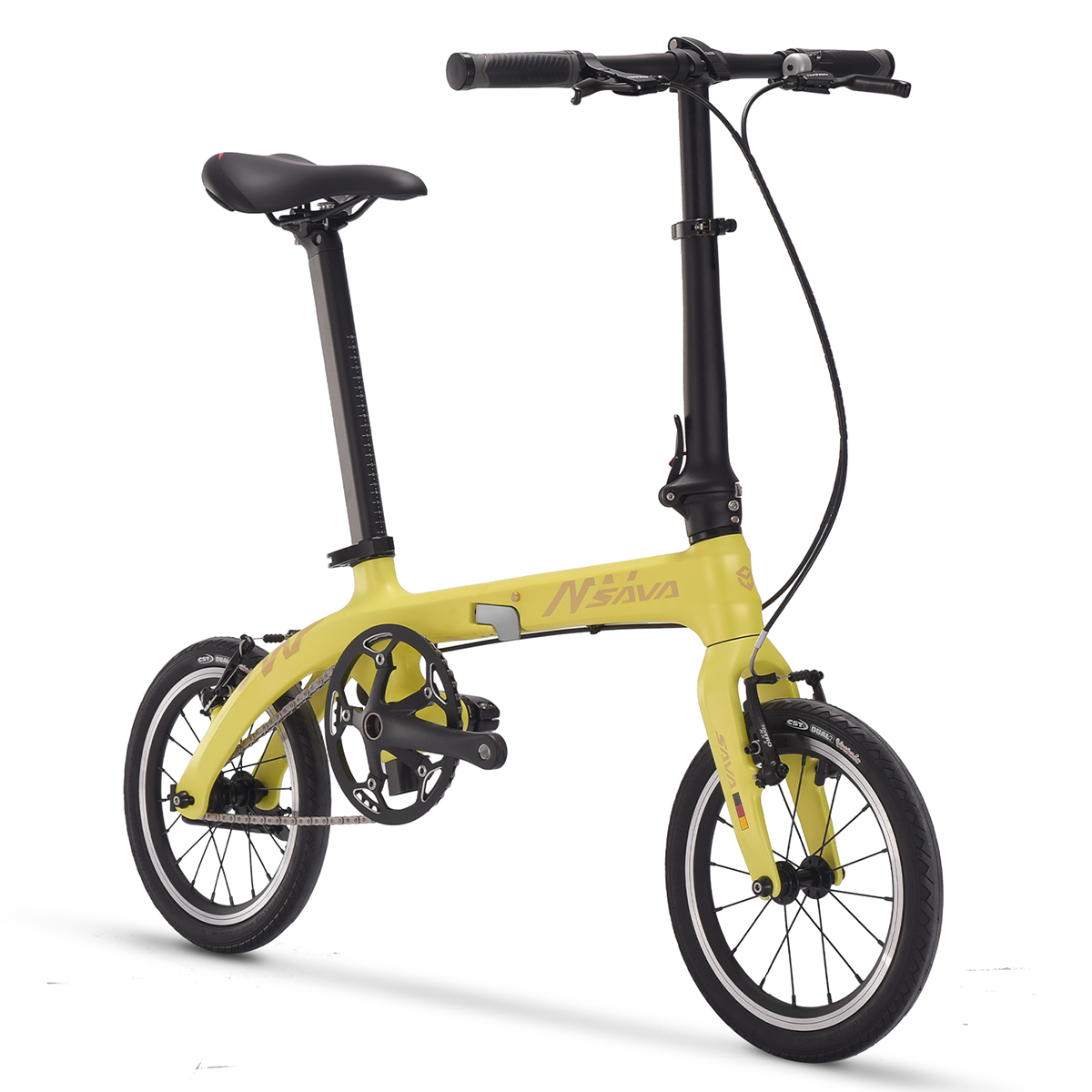 Carbon Bike Frame - จักรยานพับได้ SAVA Z0 จักรยานขนาดกะทัดรัดและน้ำหนักเบาสำหรับนักเรียน พกพาสะดวก พับได้ในคลิกเดียว