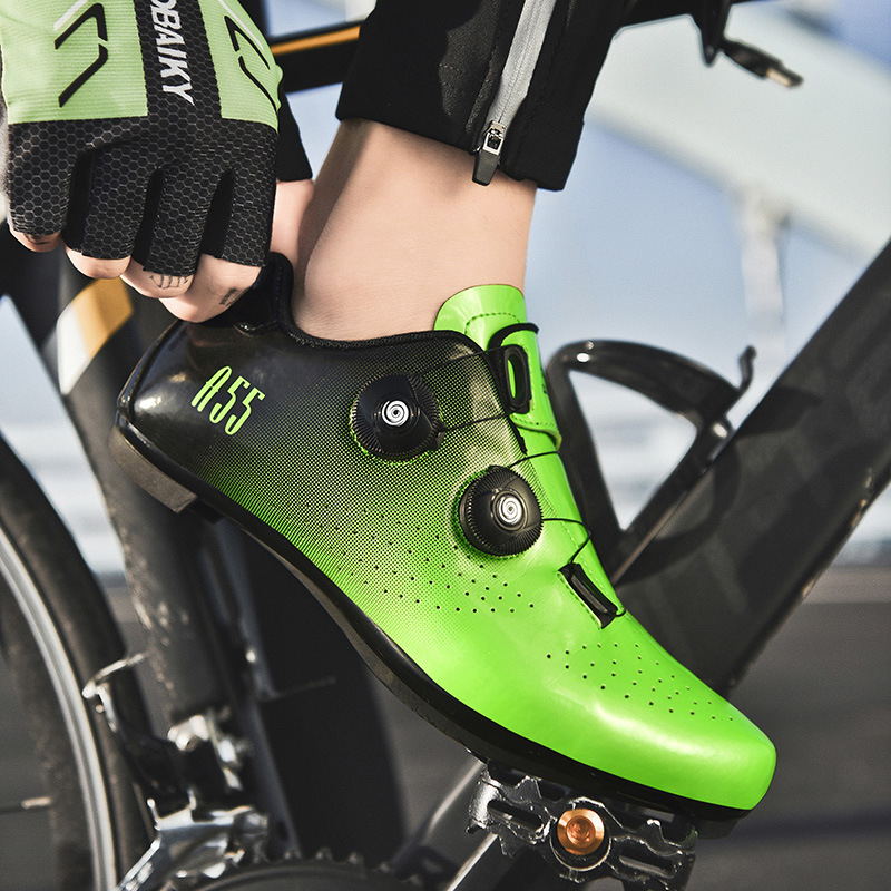 Cycling Gear For Large Men - 2026 รองเท้าปั่นจักรยานผู้ชายผู้หญิงรองเท้าจักรยานเสือหมอบ MTB ระบายอากาศได้ดี ระบบปรับคู่ ไม่ลื่น