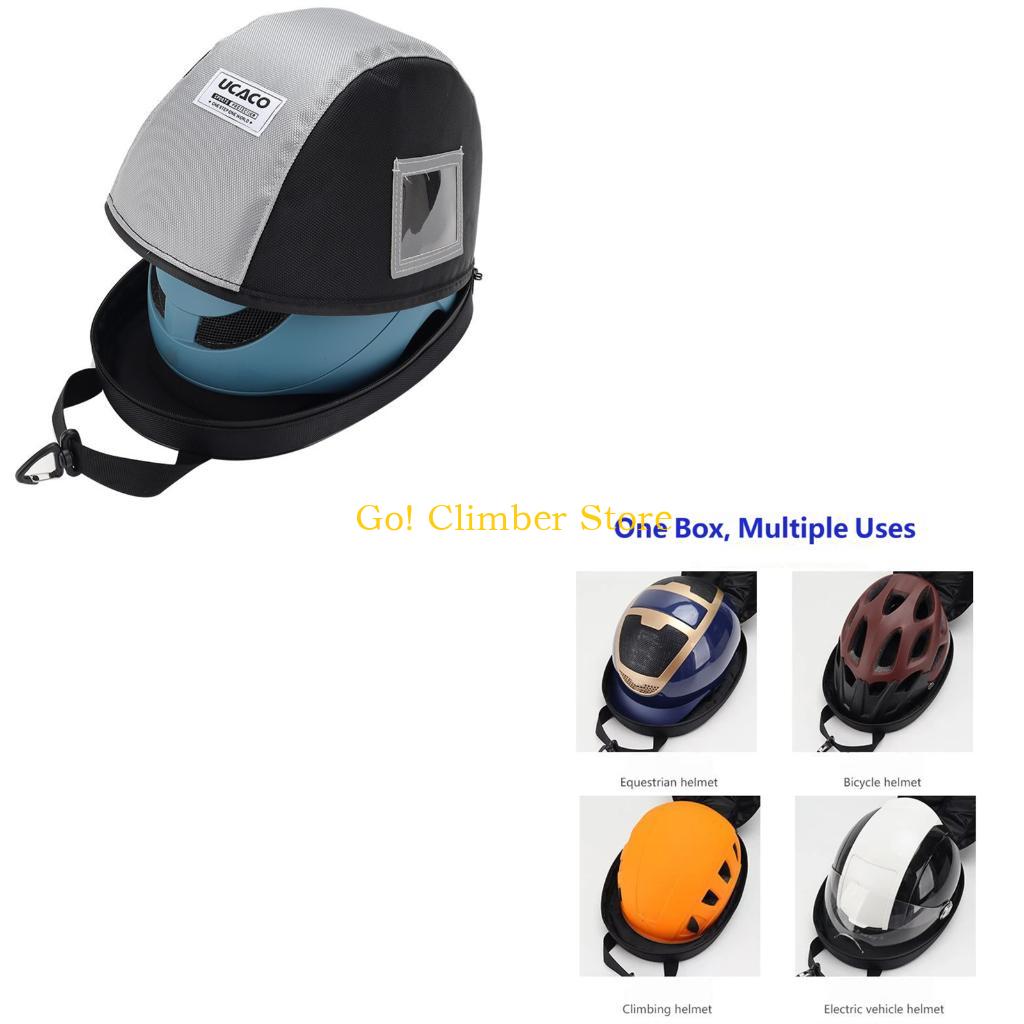 Cycling Gear Travel Bag - กระเป๋าใส่หมวกกันน็อคบุนวม Q84C สำหรับอุปกรณ์ปั่นจักรยานสกีและที่เก็บกระเป๋าเดินทาง