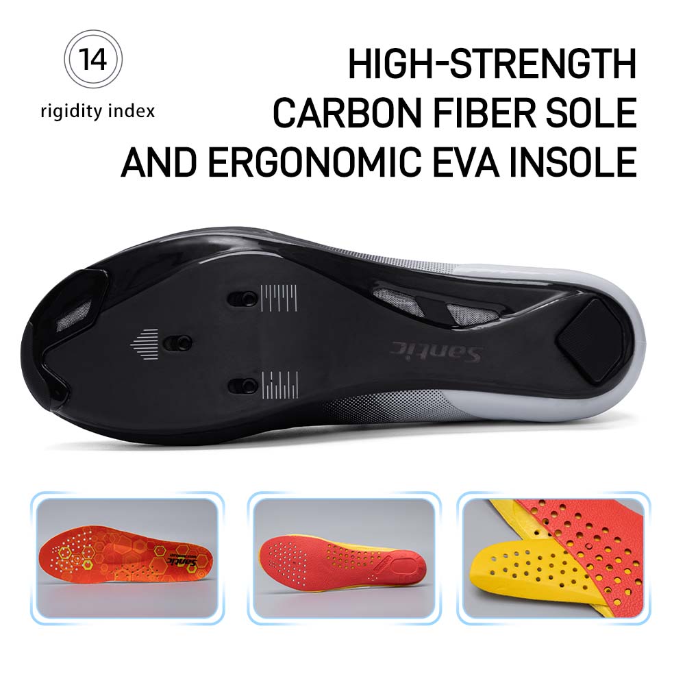 Santicผู้ชายรองเท้าขี่จักรยานH - Cycling Shoe Insoles บทวิจารณ์และราคา