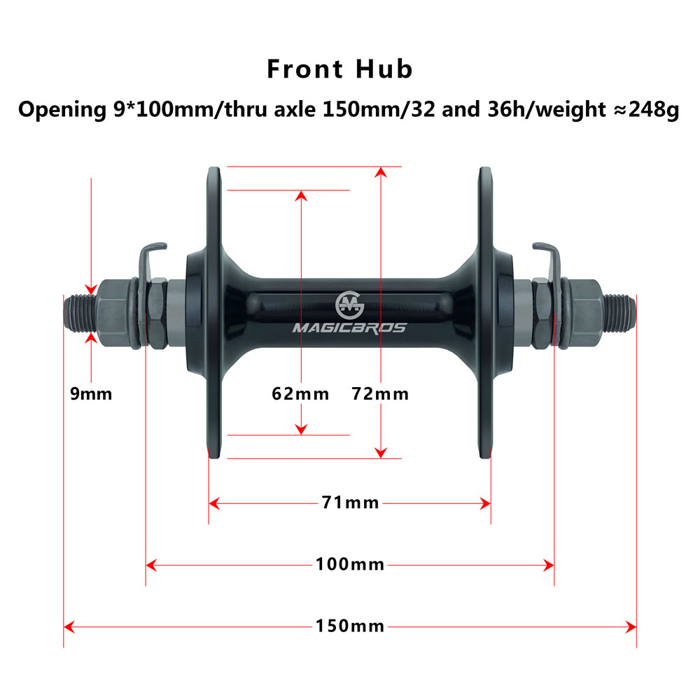 MAGICBROS ดุมล้อจักรยานฟิกซ์เก - Cycling Gear Hub บทวิจารณ์และราคา