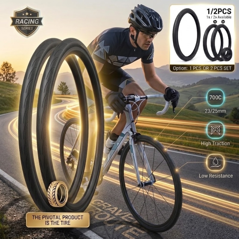 1/2 ชิ้น ยางจักรยานถนน 700C ขน - Cycling Gear Gravel บทวิจารณ์และราคา