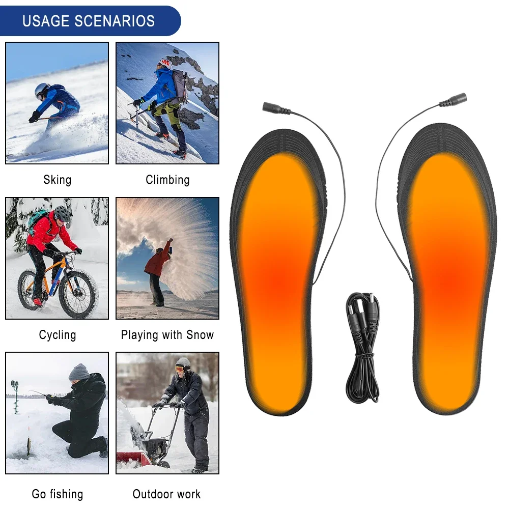 Warming Insoles รองเท้า USB อุ - Cycling Shoe Insoles บทวิจารณ์และราคา