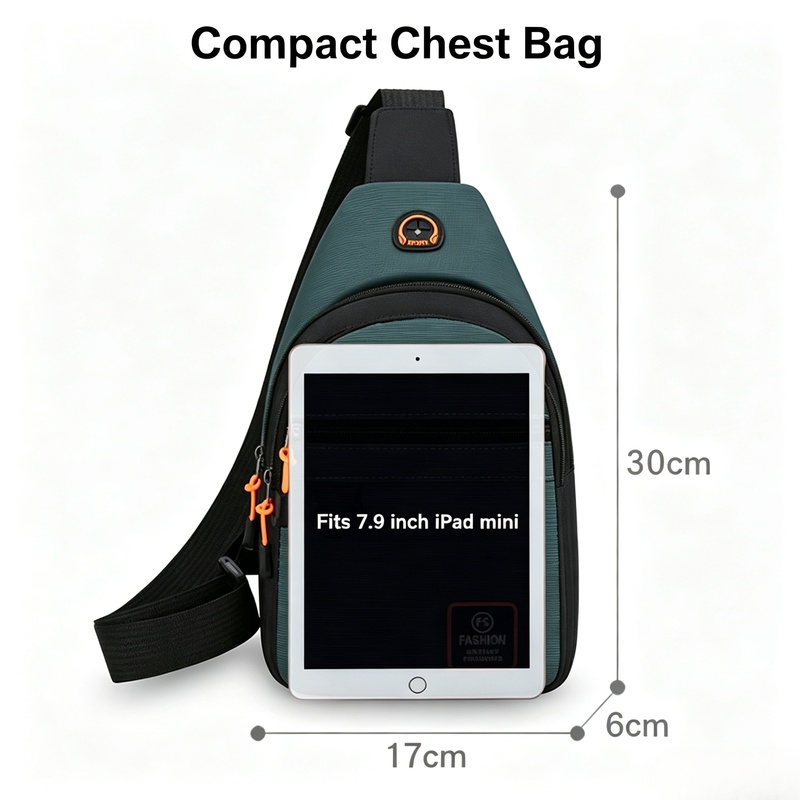 กระเป๋าคาดอกกันน้ำสำหรับผู้ชาย - Cycling Gear Travel Bag บทวิจารณ์และราคา